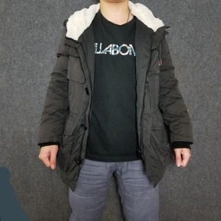 Áo khoác lông vũ Hàn Quốc dày ấm 2hand