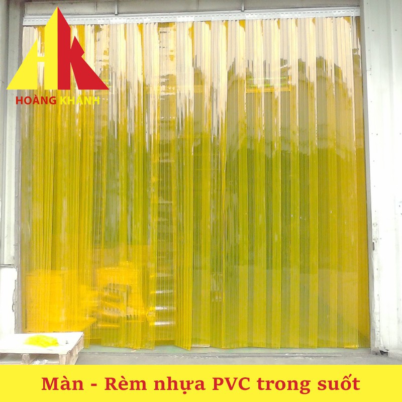 Rèm nhựa PVC trong suốt ngăn lạnh điều hoà, Rèm ngăn lạnh giá rẻ, Rèm nhựa trong suốt
