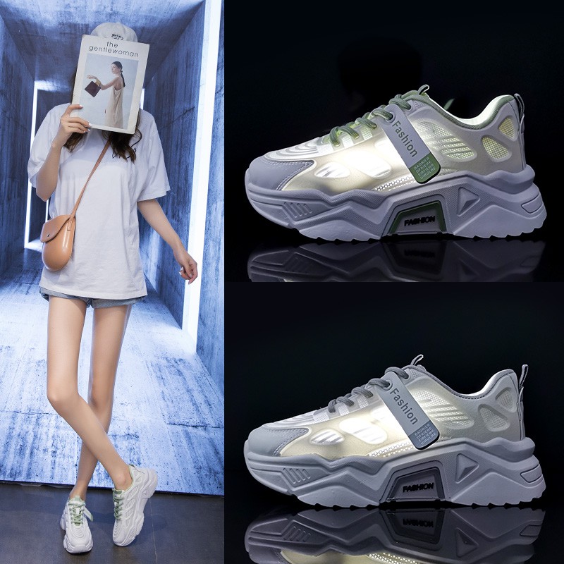 Giày thể thao nữ sneaker Marin cao cấp thời trang 2021 kiểu dáng đế gấu trẻ trung hiện đại năng động