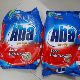 Combo 2 gói bột giặt nhiệt aba sạch tinh tươm 800g