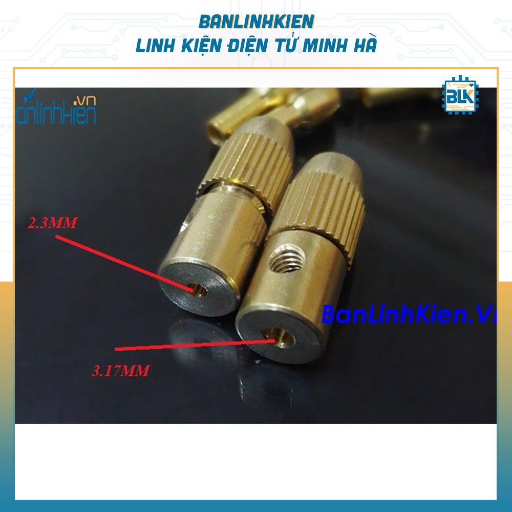 Bộ Kẹp Mũi Khoan BK317-10 (Trục 3.17MM 10 Đầu Chụp)