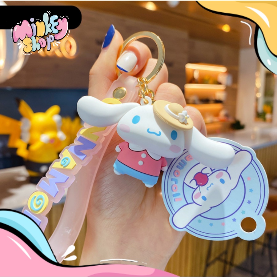 Móc Khóa Đẹp Hình Thỏ CIN Tai To Dễ Thương phụ kiện Túi Xách -Minkey