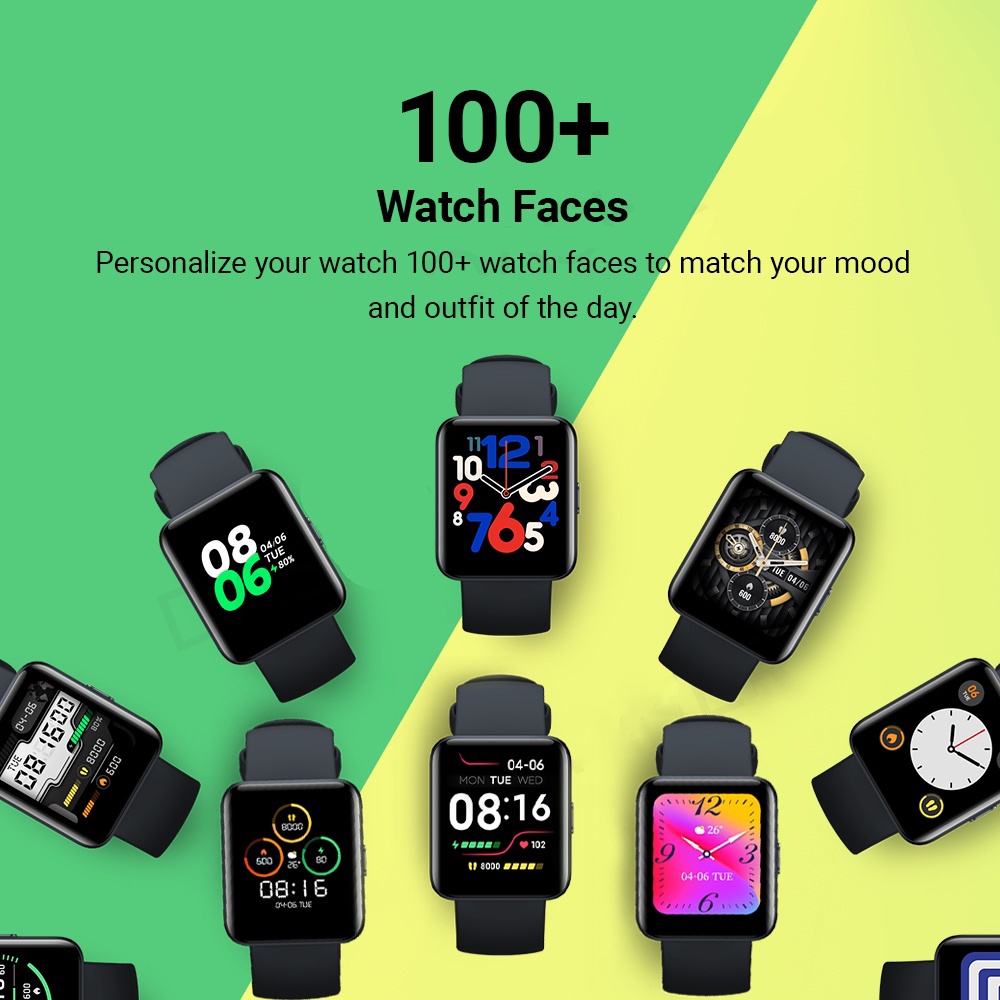 Đồng Hồ Thông Minh Xiaomi Redmi Watch 2 Lite Smart Watch Cảm biến SpO2 1.55&quot; Multi GPS 5 ATM 100+ Workout