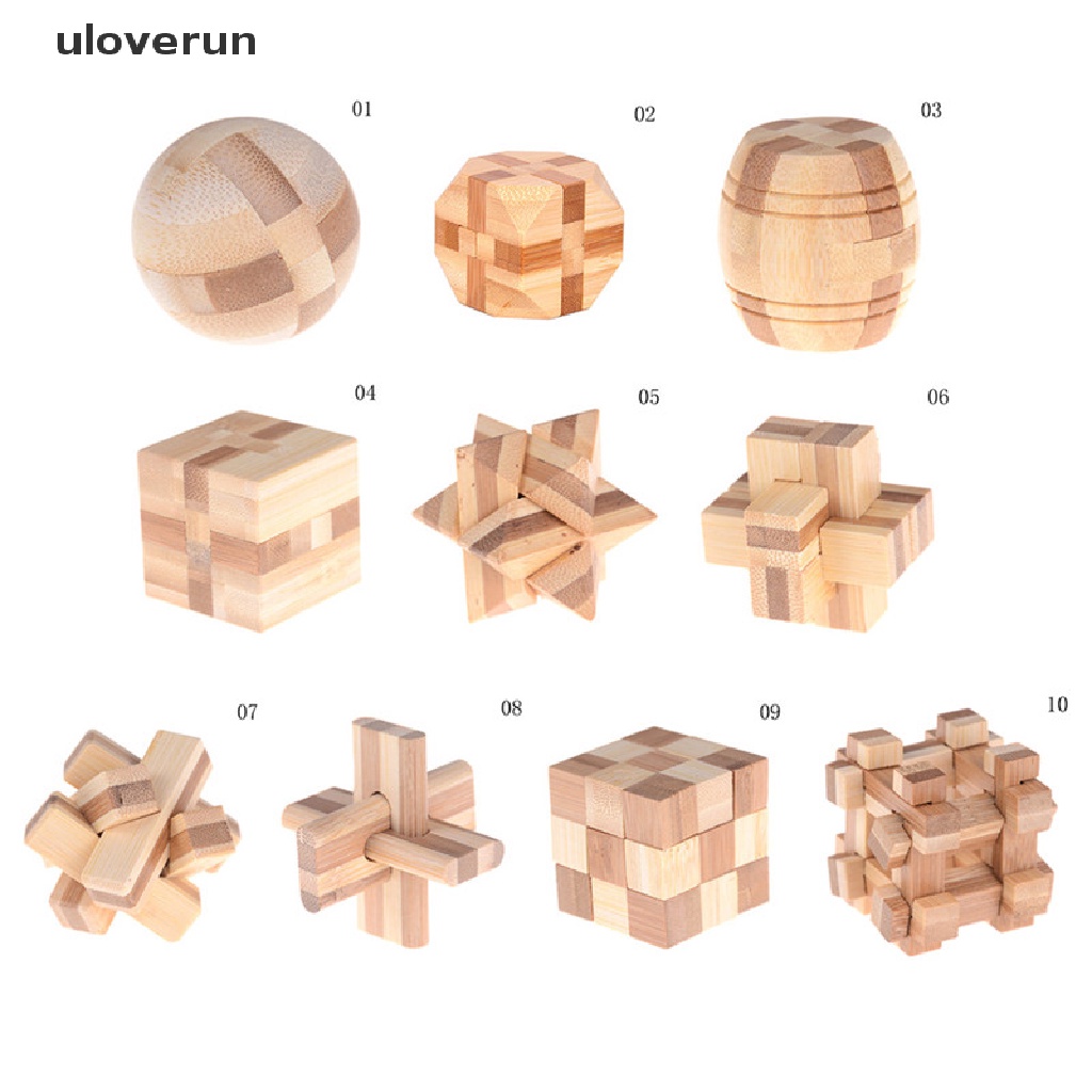 Khối Gỗ 3D Thử IQ Rèn Luyện Trí Não Thời Trang