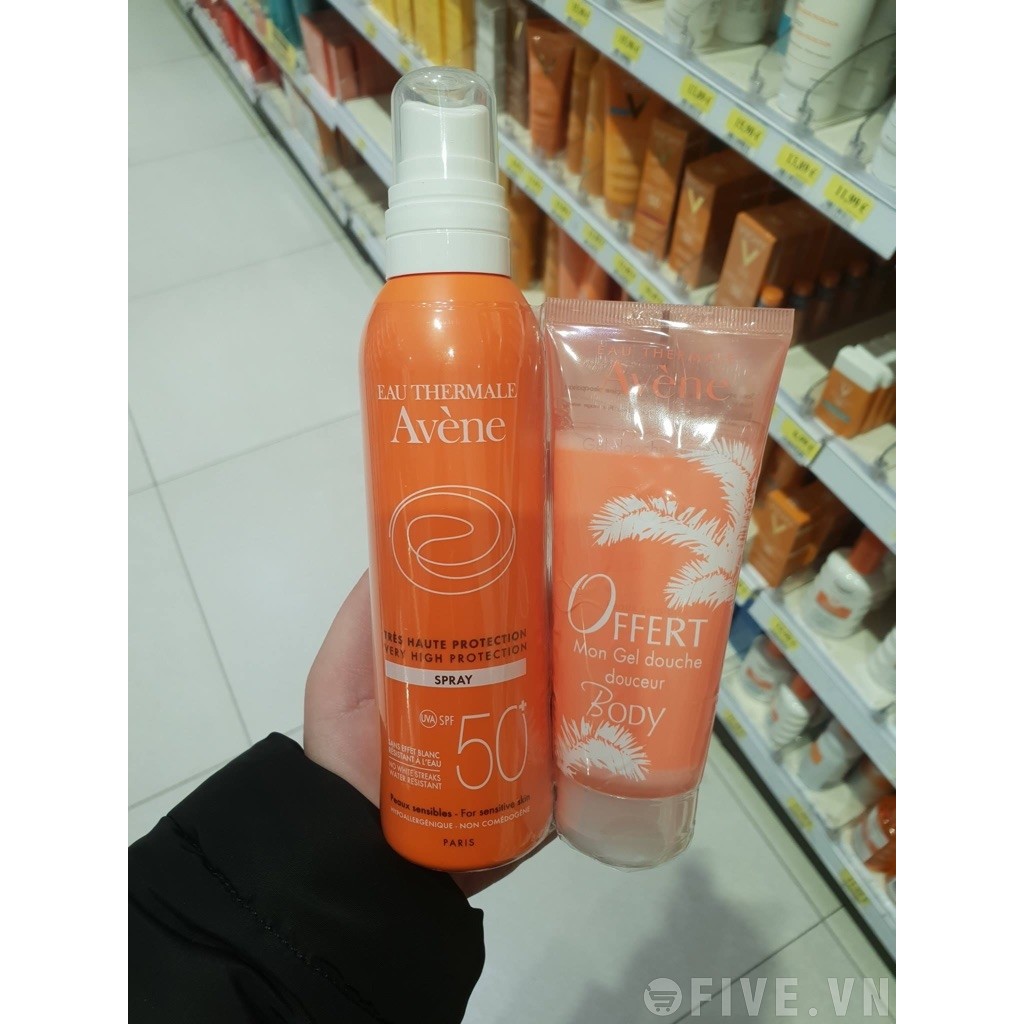 Xịt Chống nắng Avene spf 50 +