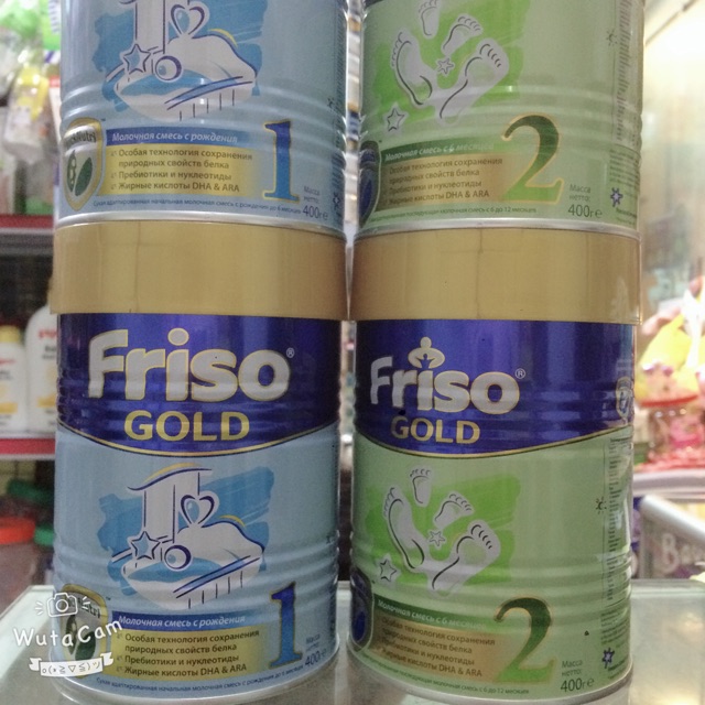 SỮA FRISO GOLD NỘI ĐỊA NGA SỐ 1/2-400G - Hàng xách tay