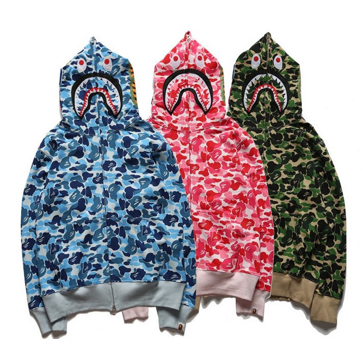 New Bape Classic Camouflage Hoodie Sweater Men Women Casual Coat