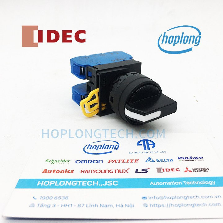 YW1S-3E20 IDEC Công tắc xoay 3 vị trí 45° 2NO