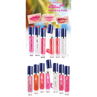 Son dưỡng môi aroma hi-tech lip polish no.12