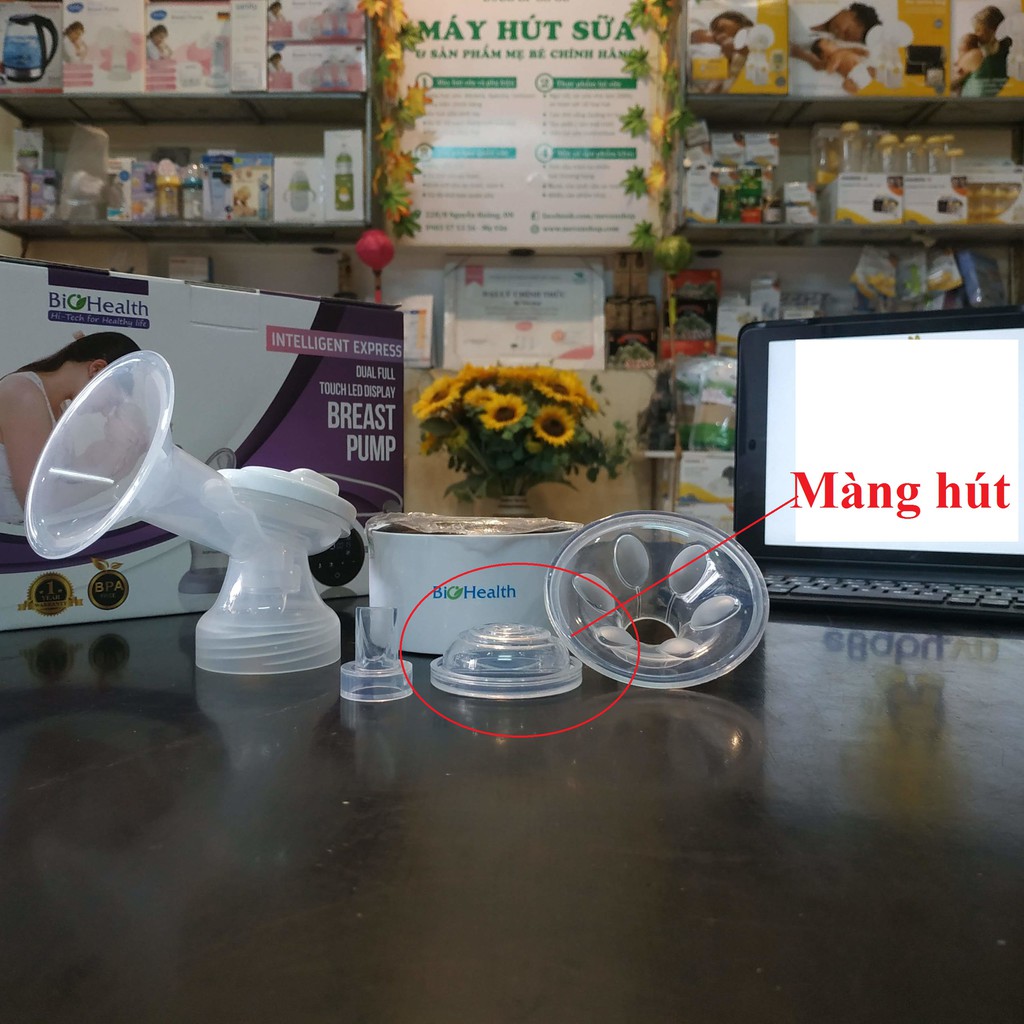 Màng hút máy hút sữa điện đôi Biohealth chính hãng