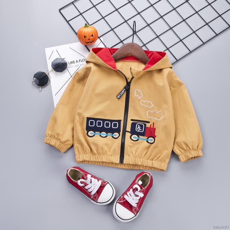 Áo khoác hoodie hình búp bê hoạt hình cho bé trai