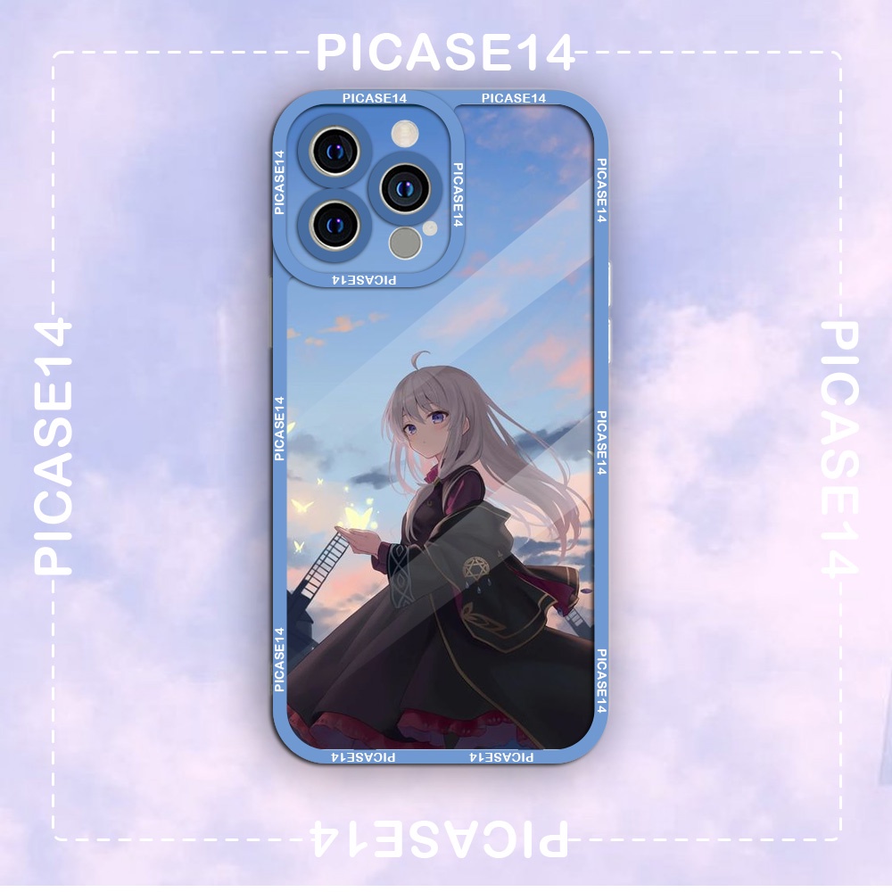 Ốp iphone cô gái Elaina nền xanh   6/6plus/6splus/7/7plus/8/8plus/x/xr/xs/11/12/pro/max/plus/promax