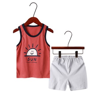 [CHẤT ĐẸP- CÓ ẢNH THẬT] Bộ ba lỗ bé trai chất cotton