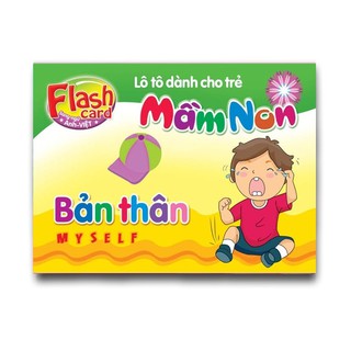 Flash Card song ngữ Anh Việt – Lô tô cho trẻ mầm non - chủ đề: Bản thân