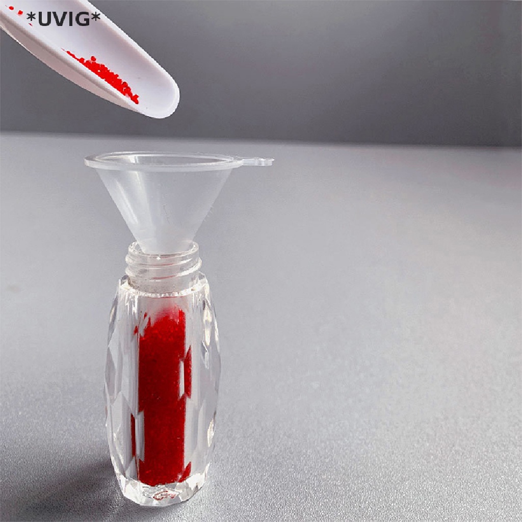 [[UVIG]] Double Layer French Powder Box Recycled Nail Powder Storage Box Portable Box [Hot Sell]