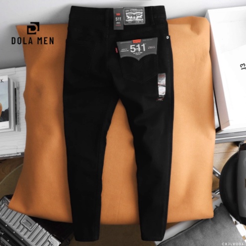Quần Jean LEVIS PREMIUM 511 Đen Hàng Xuất Xịn CÓ BIG SIZE cao cấp Dolamen