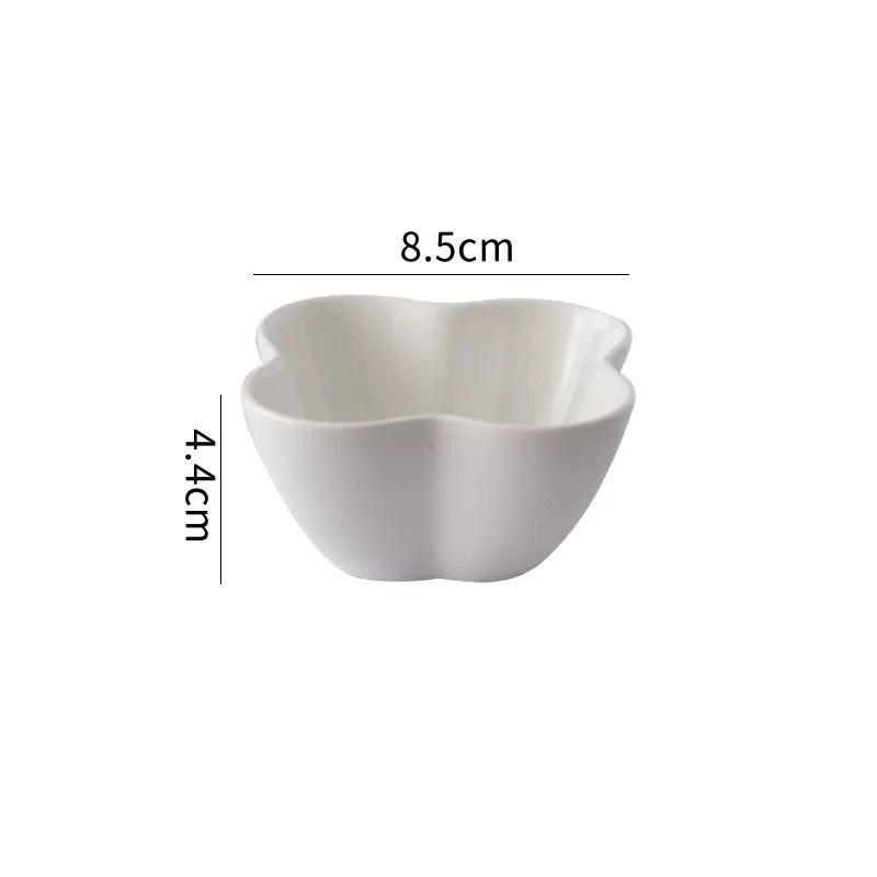 Bát sứ trắng ăn dặm cho bé kiểu Nhật  nhiều hình