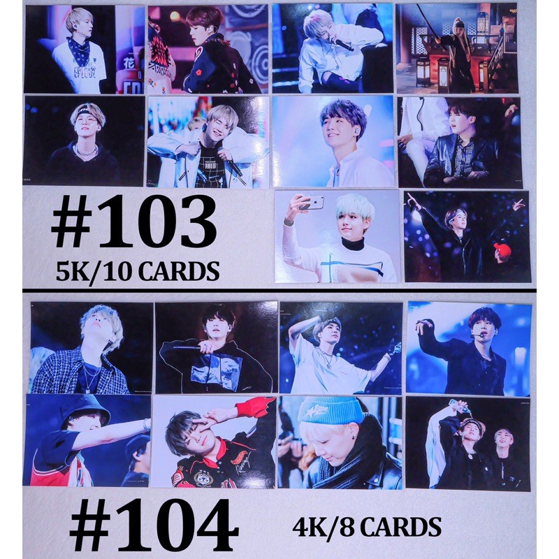 (Có sẵn) Sale set card  SUGA BTS 6 | BigBuy360 - bigbuy360.vn