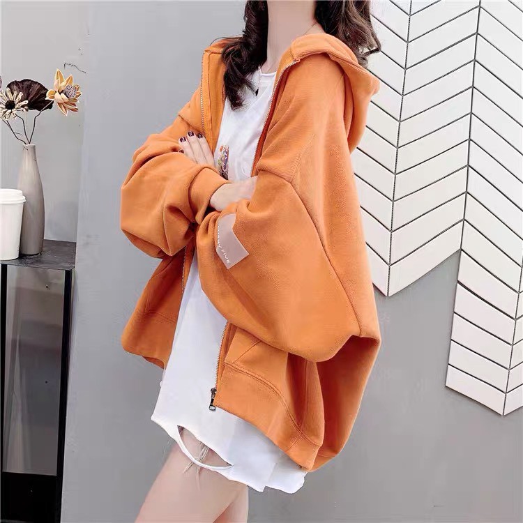 [FREESHIP XTRA] Áo Khoác Hoodie Dây Kéo Có Nón - HÀNG SHOP