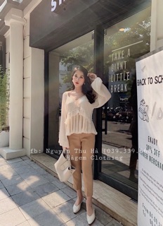(Ảnh thật) áo lụa chấm bi siêu xinh