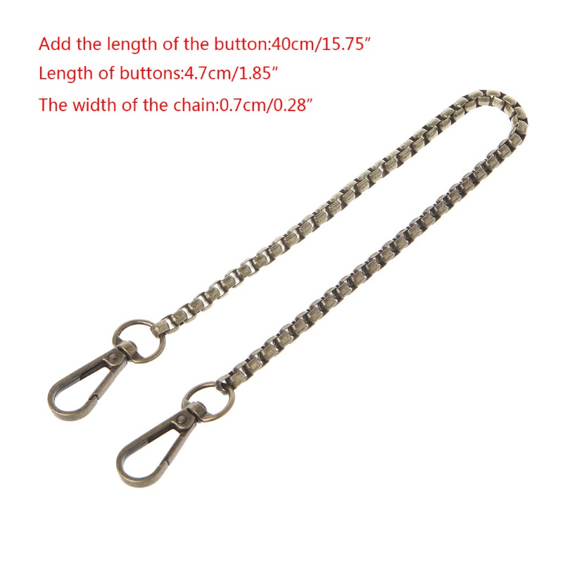 Dây Xích Phẳng Bằng Kim Loại Thay Thế Cho Túi Xách