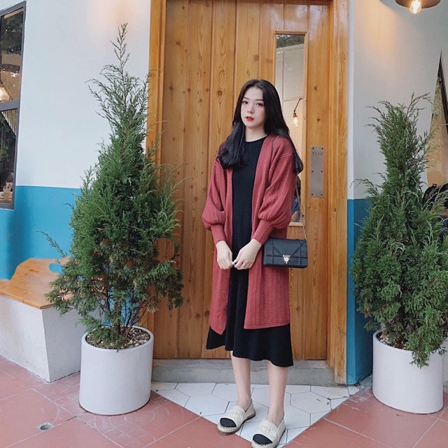 Cardigan dáng dài hàng dày dặn Quảng Châu | BigBuy360 - bigbuy360.vn