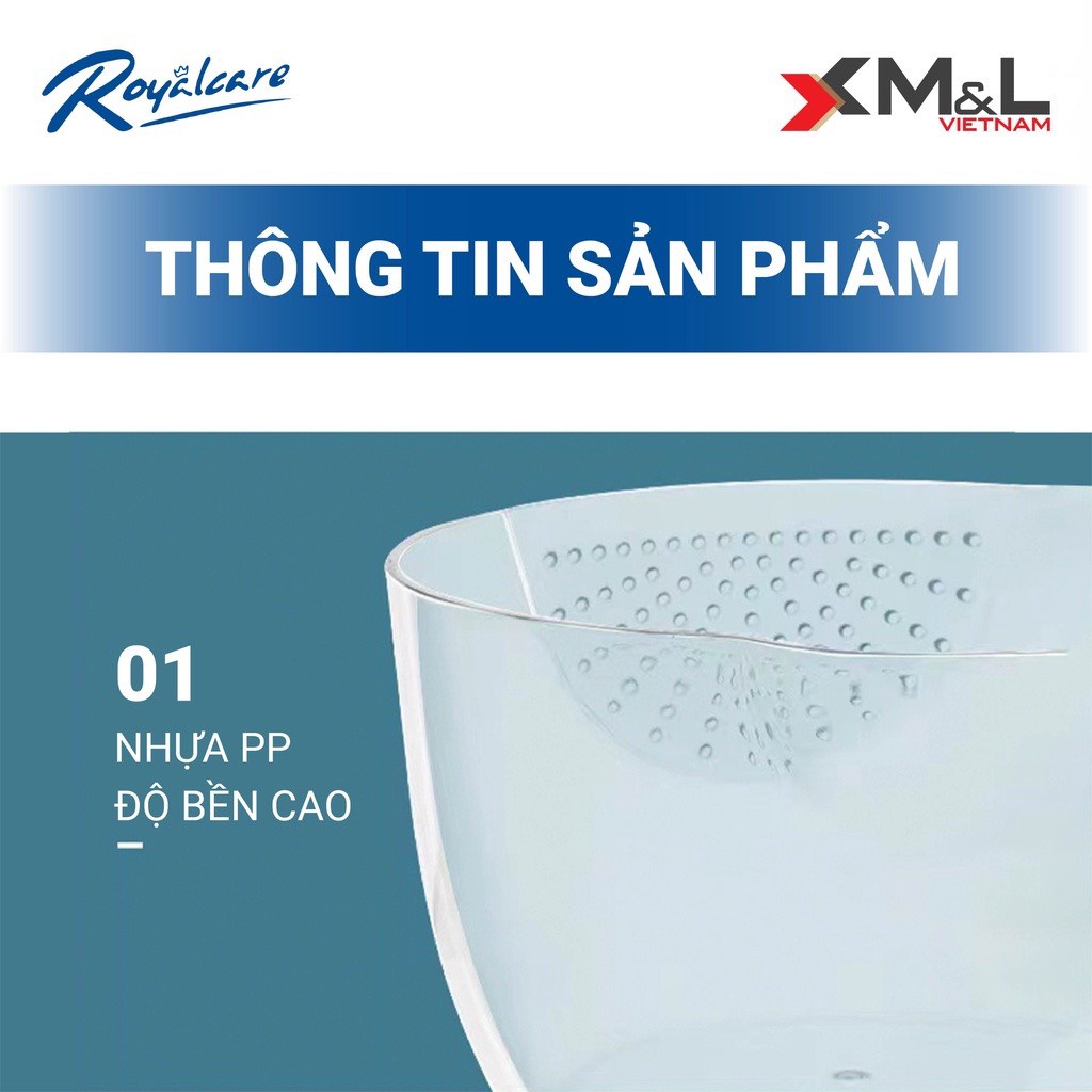 Thùng đựng gạo thông minh M&L 10kg - bao gồm khay đựng ngũ cốc - chống ẩm mốc côn trùng - Màu ghi