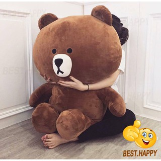 Gấu brown khổ vải 1m2