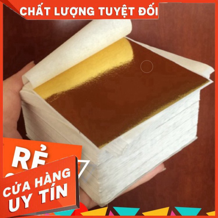 [Hàng Kiểm Định] 500 Lá Vàng dát vàng, vật liệu slime Hàng ý Giá Sỉ