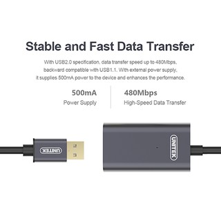 Cáp USB Nối Dài 2.0 30M Unitek Y275 (có chíp khuếch đại)