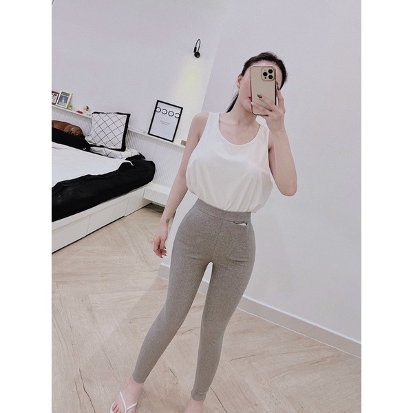 QUẦNG LEGGING MỘT TÚI CHẤT VẢI DÀY DẶN