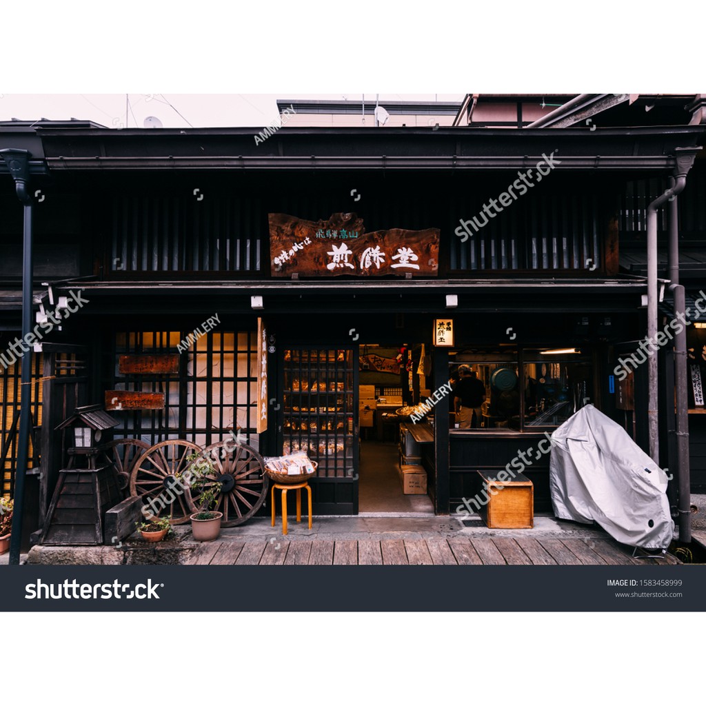 Tranh lụa 3d Đường Phố Nhật Bản ĐPNB-15