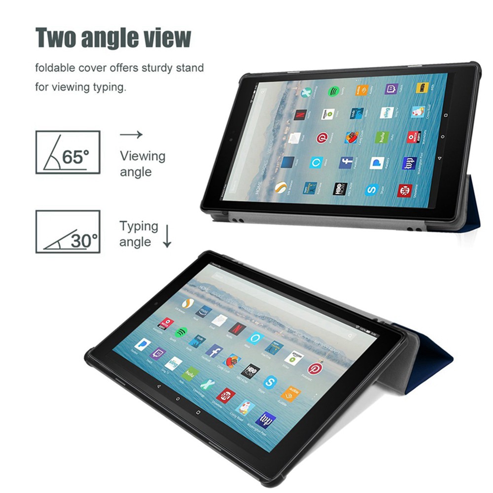 Bao da nắp gập kiểu dáng đơn giản sang trọng dành cho Fire HD 10 | BigBuy360 - bigbuy360.vn