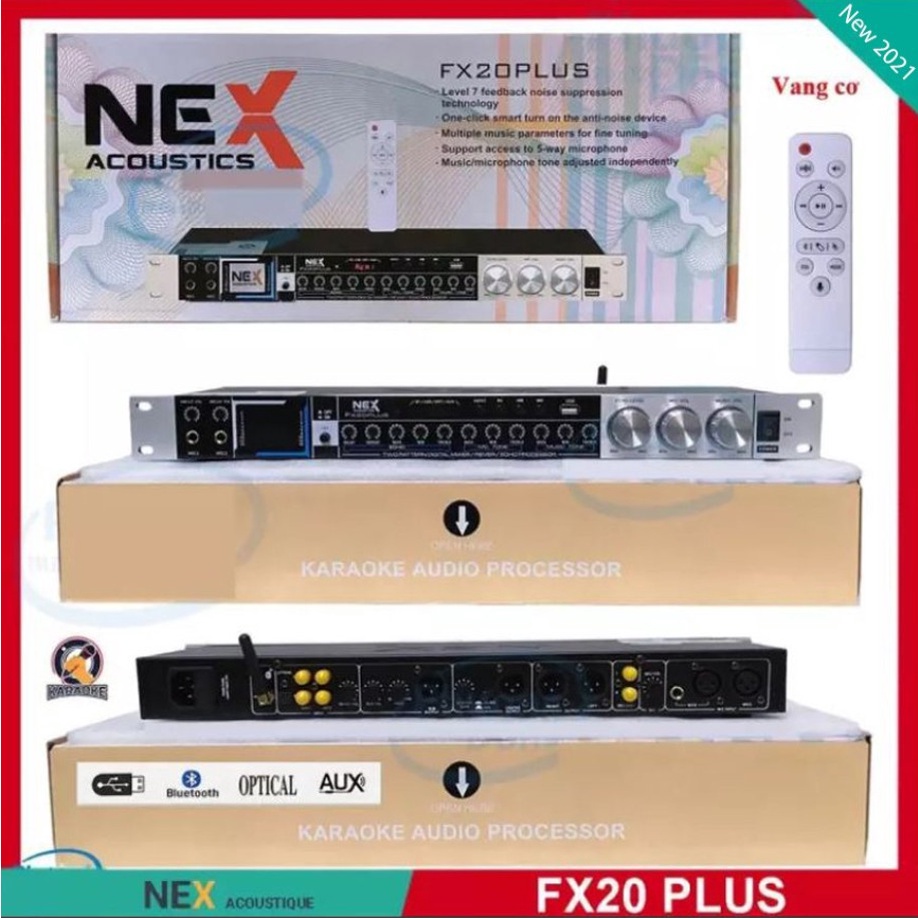 TOP 5 Vang cơ hay nhất hiện nay VANG CƠ karaoke chống hú- Vang cơ NEX Acoustic FX20 Plus