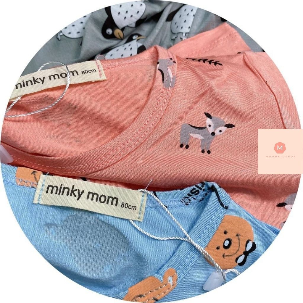 Bộ Body Cộc Tay MinKy Mom Xuân Hè😍 100% COTTON,sờ là sướng,nhìn là thích,nhận hàng ưng ý ngay,cho bé 6-20kg