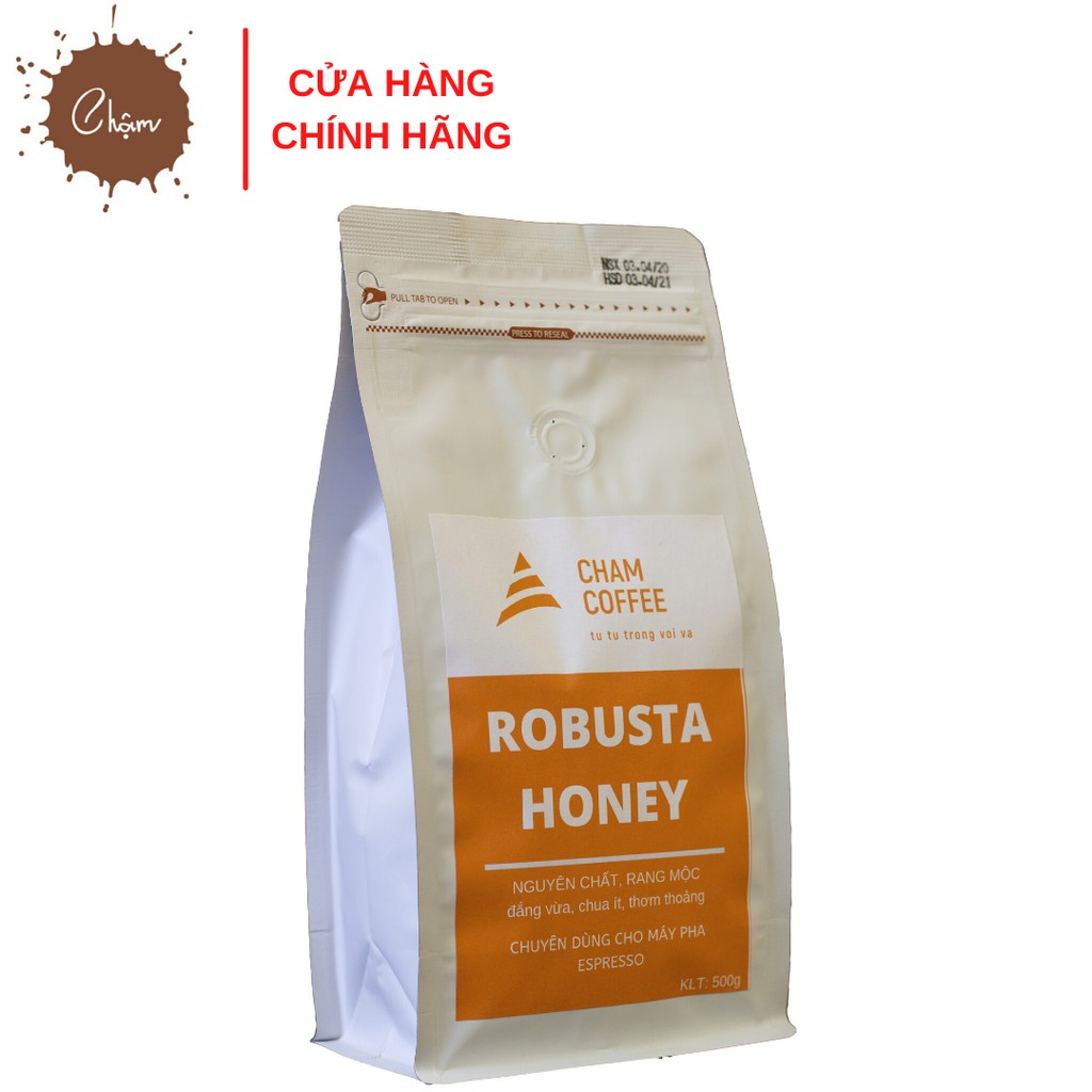 500g cà phê Robusta Honey [500g/bịch]