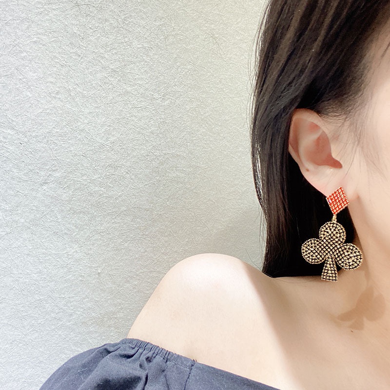 Đôi bông tai hình trái tim mạ bạc 925 xinh xắn