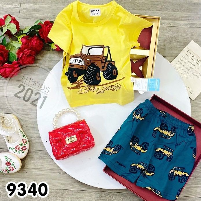 Bộ Ngắn Tay Bé Trai Nhiều Mẫu Có Size Cho Bé Từ 17-33KG