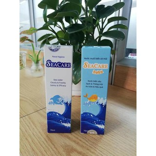 Nước muối biển xịt mũi Seacare Baby