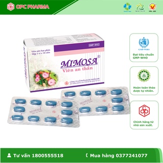 MIMOSA OPC ( Hộp 50 Viên ) - Dùng cho giấc ngủ đến chậm, suy nhược thần kinh - Hàng chính hãng OPC