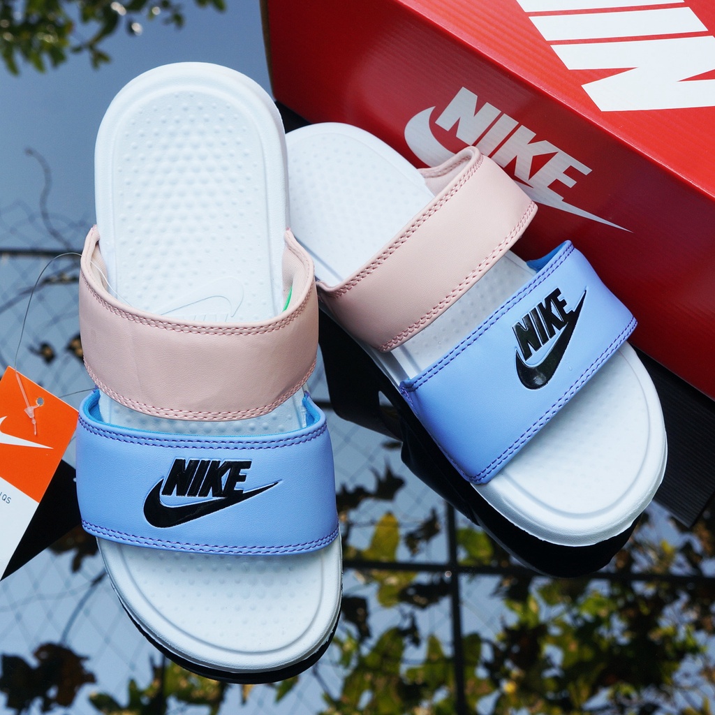 Lẻ size giảm giá sập sàn Nike + hộp hãng + tem tag hot trend VNXK siêu cấp loại 1 quai ngang nam nữ. BH Slippers