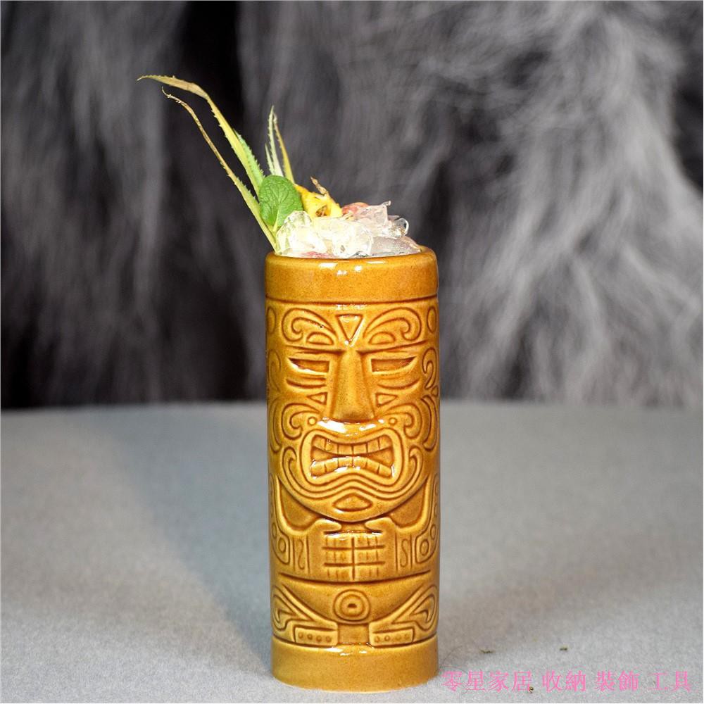 Ly Sứ Uống Cocktail Hình Đầu Lâu Phong Cách Hawaii Độc Đáo