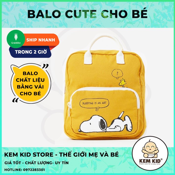 Balo Snoopy cho bé siêu cute