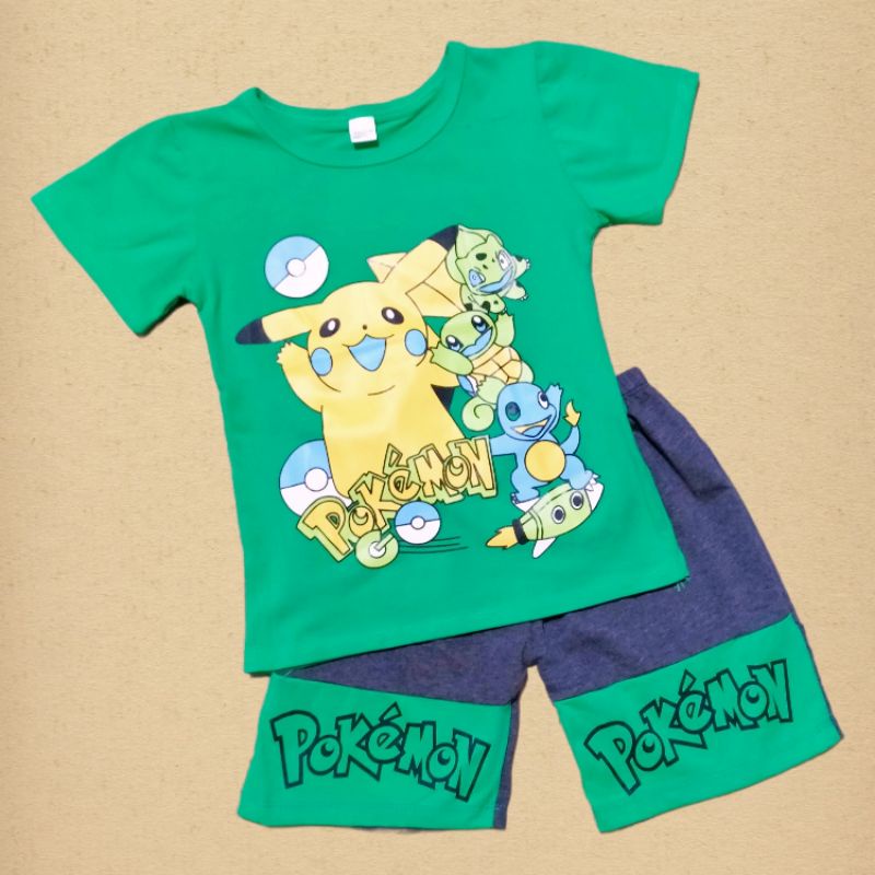 Bộ tay ngắn quần ngố size đại cho bé trai thun cotton 4 chiều