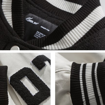 Áo khoác bomber in hình phong cách Hàn Quốc áo khoác bóng chày nam fashion bigsize áo khoác áo dài tay unisex áo khoác bóng chày