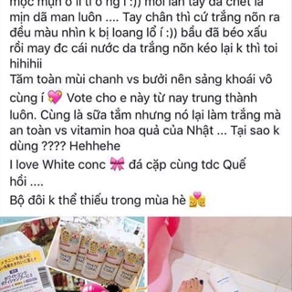 Sữa tắm trắng da WHITE CONC BODY