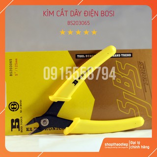[HÀNG XỊN] Kìm Cắt Dây Điện BOSI BS203065, Kìm Cắt Chân Linh Kiện Bosi 5" 125mm