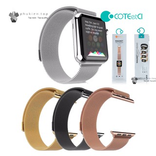 Dây đeo đồng hồ Apple Watch dây thép Coteetci size 38mm-44mm