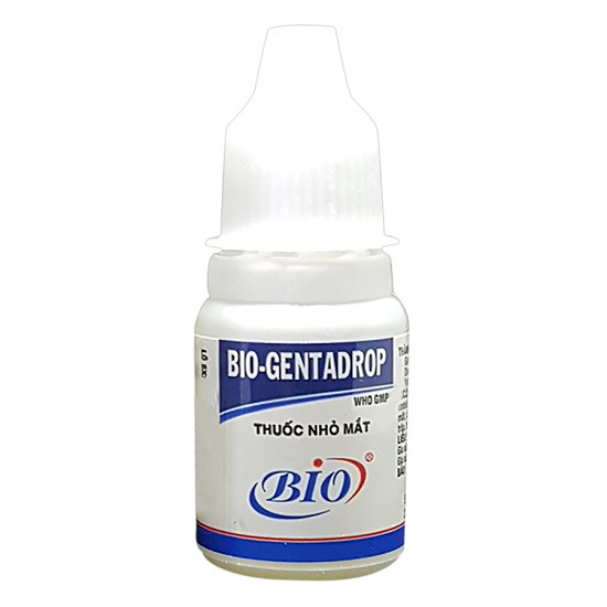 Thuốc nhỏ mắt Bio-GentaDrop điều trị trứng đỏ mắt viêm mắt ở chó meo thú cưng 5ml