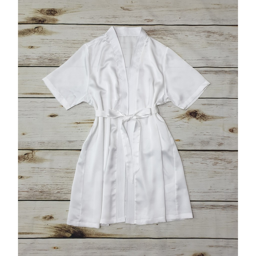 (SALE) ÁO CHOÀNG NGỦ GHP-GARMENT LỤA TRƠN THẮT NƠ GIÁ TỐT | BigBuy360 - bigbuy360.vn